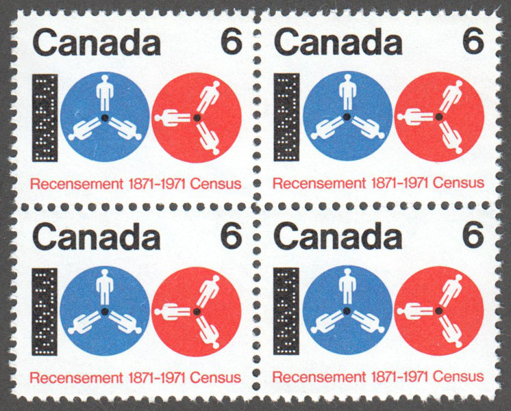 Canada Scott 542 MNH Block - Click Image to Close